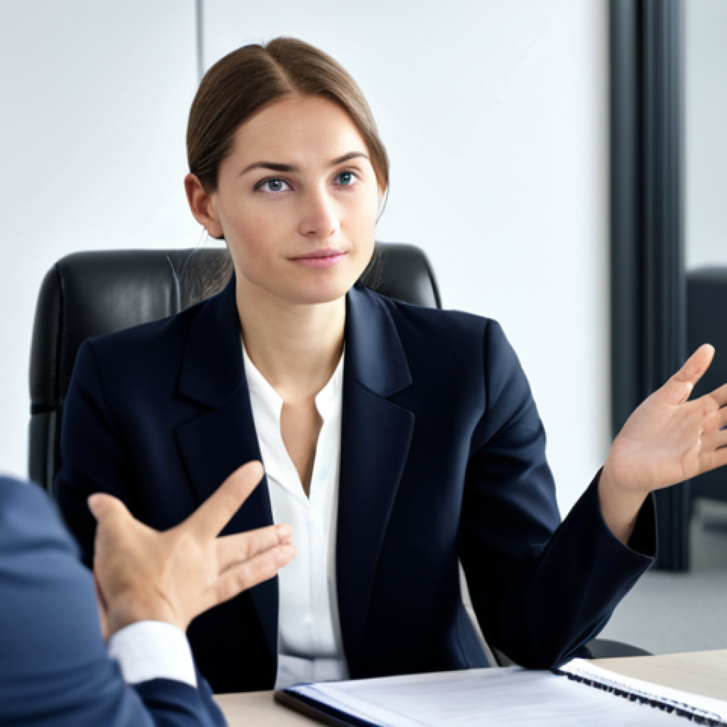 혁신경영컨설턴트 신입과 경력직의 차이 - The Attentive Listener**

"A consultant in a professional blazer and modest dress, sitting attentive...
